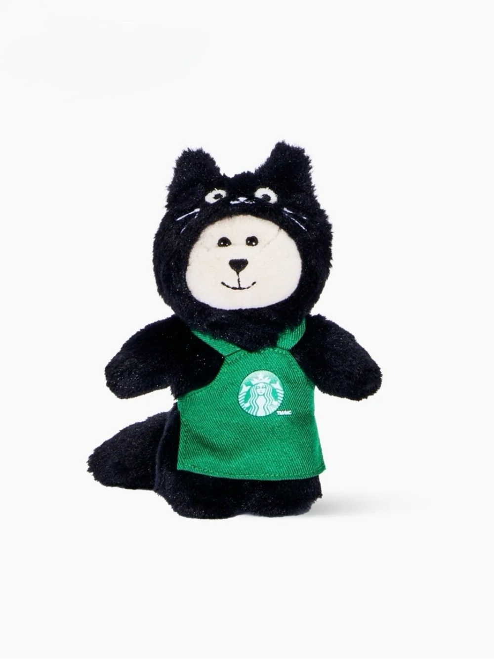 Starbucks Bearista™ Black Cat Plush Keychain